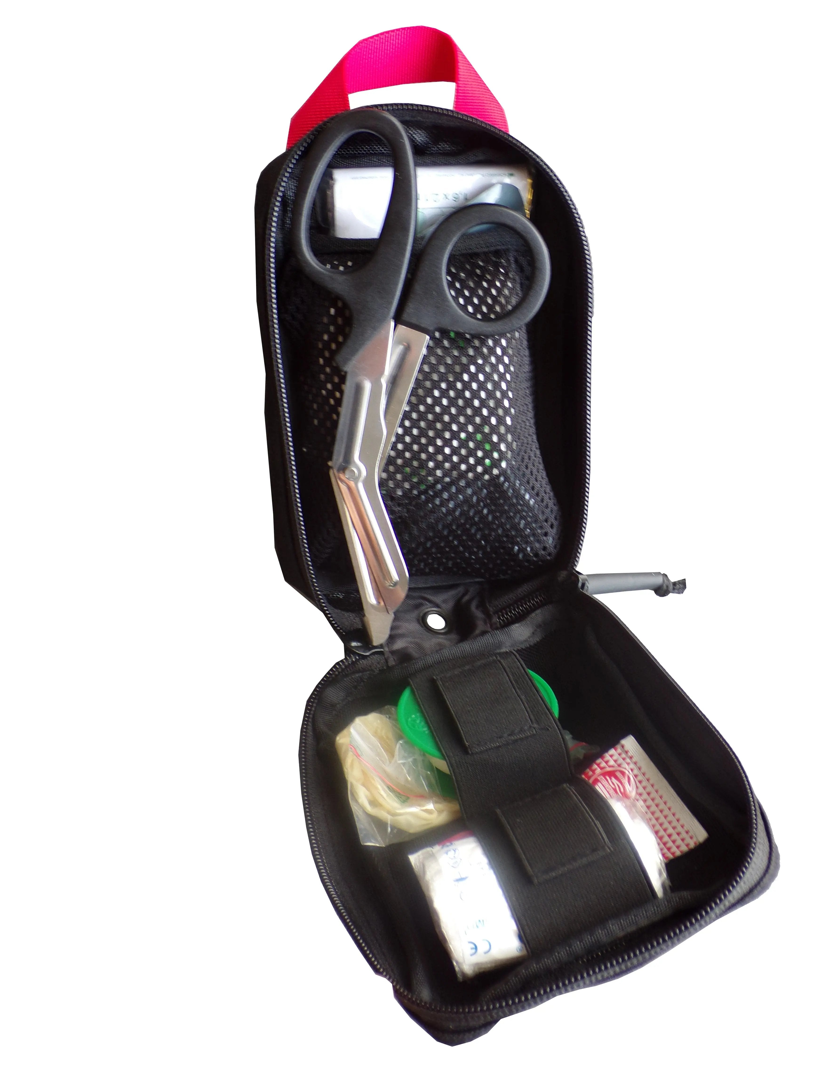 Erste Hilfe Kit FTACS - mit Inhalt für Fahrradfahren & Outdoor - FTACS - Taktische Ausrüstung für Jedermann.