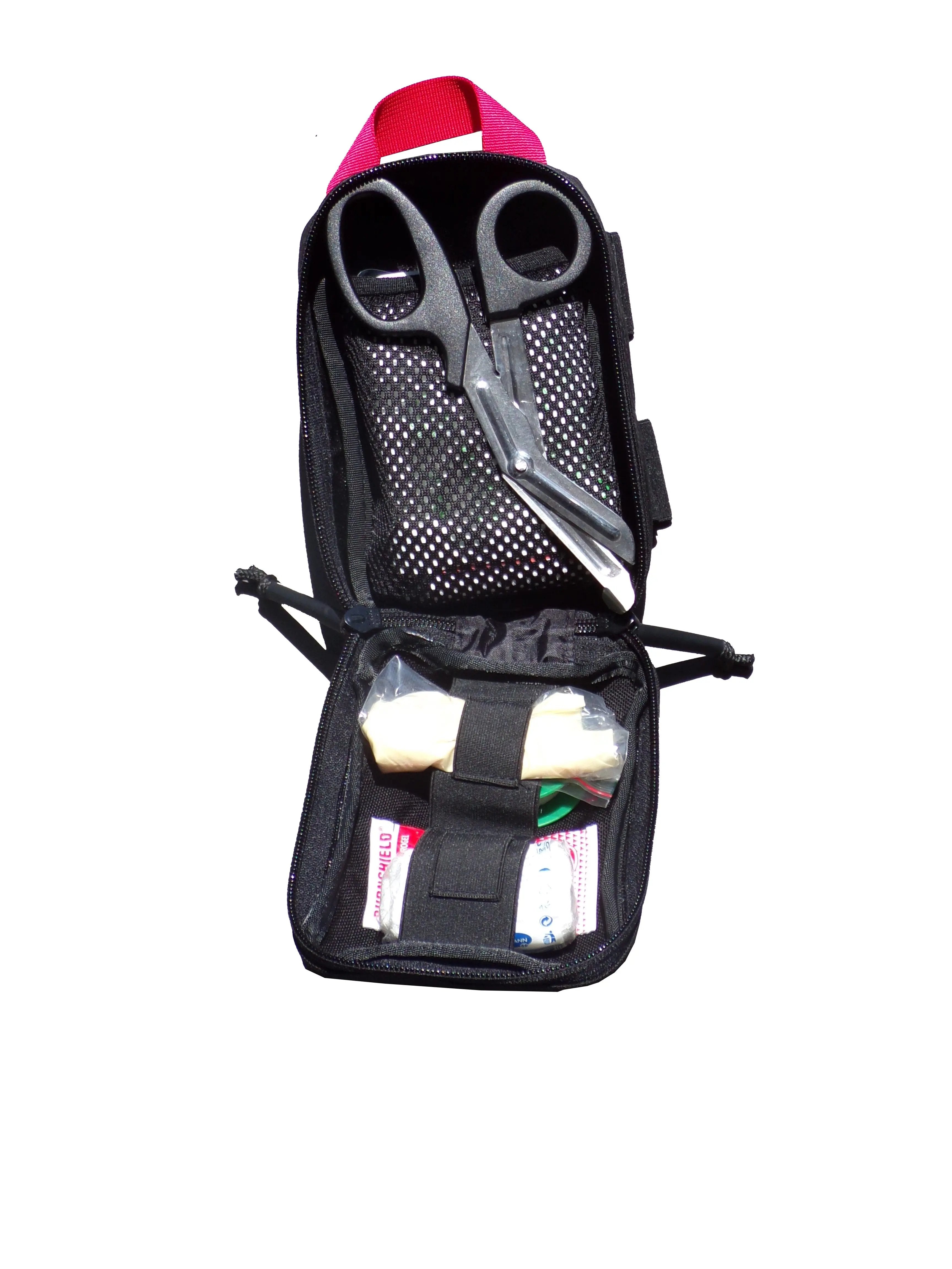 Erste Hilfe Kit FTACS - mit Inhalt für Fahrradfahren & Outdoor - FTACS - Taktische Ausrüstung für Jedermann.